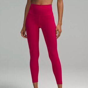 Wunder Train High-Rise Tight 25" in Ruby Red